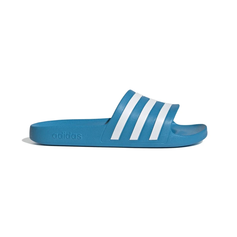 Image of adidas adilette aqua sandals in blue Blue/White UK 13