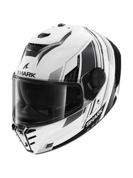 Image of Shark Spartan RS Byhron White Black Chrom WKU Full Face Helmet S