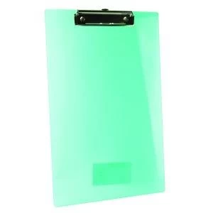 Image of Rapesco Frosted Transparent Clipboard Single SHP PCBAS