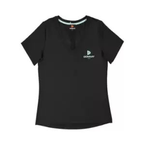 Image of Donnay Tiffany T Shirt Ladies - Black