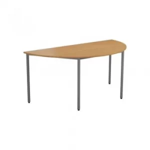 Image of Jemini Semi Circular Table 1600 x 800mm Nova Oak OMPT1680SEMINO