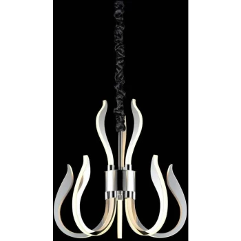 Image of Versailles ceiling light LED Bulbs 66W, 3166lm, 3000K polished chrome / arylic white