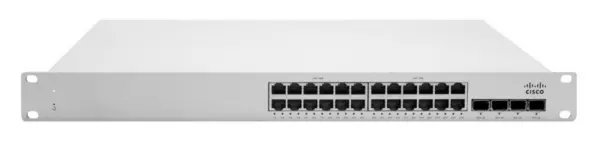 Image of Meraki MS225-24P L2 Stck Cld-Mngd 24x GigE 370W PoE Switch