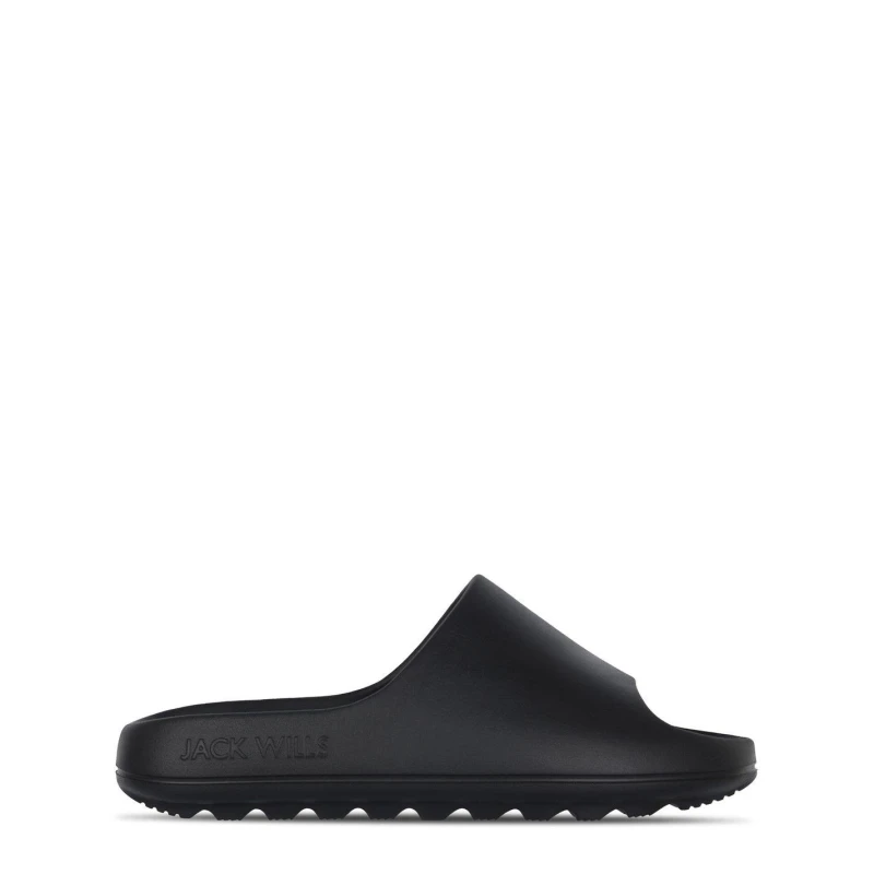 Image of Jack Wills Chunky Sliders Mens Black unisex 7 (41)