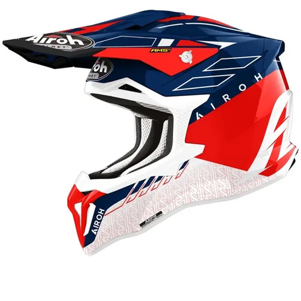Image of Airoh Strycker Skin Red Matt Offroad Helmet Size L
