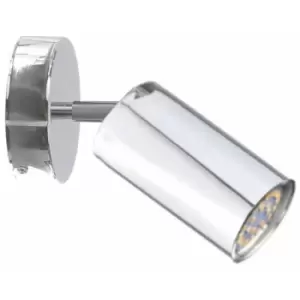 Image of Keter Lighting - Keter Eye Single Spotlight Silver, 10cm, 1x GU10