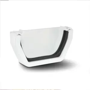 Image of 112MM SQUARE STOP END EXTERNAL WH ( - White