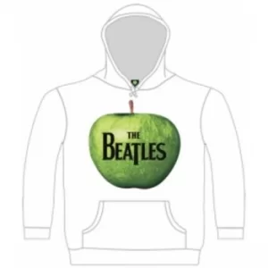 Image of The Beatles Apple Hooded Top White: X Large