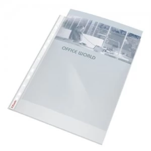 Image of Esselte Pocket Heavy Duty Clear A4 105 Micron 47187 (PK25)