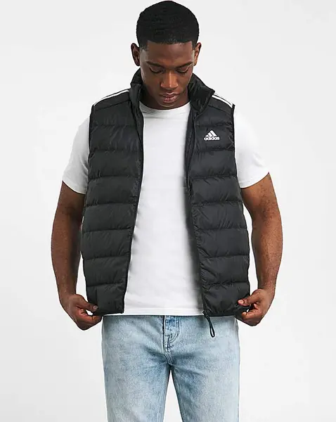 Image of Adidas adidas 3 Stripes Down Gilet Black Male L40/44 AG92803