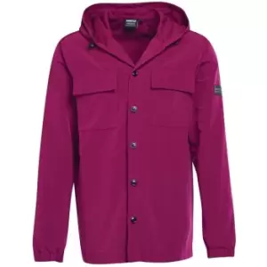 Image of Barbour International Amplifier Overshirt - Purple