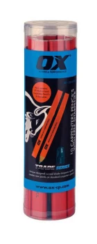 Image of T022910 Trade Carpenters Pencils Medium With Sharpener Pack of 10 - OX
