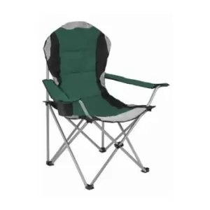 Image of Deluxe Folding Padded Camping Chairs High Back - Multiple Colours Green (1 Chair) - Green - Hyfive