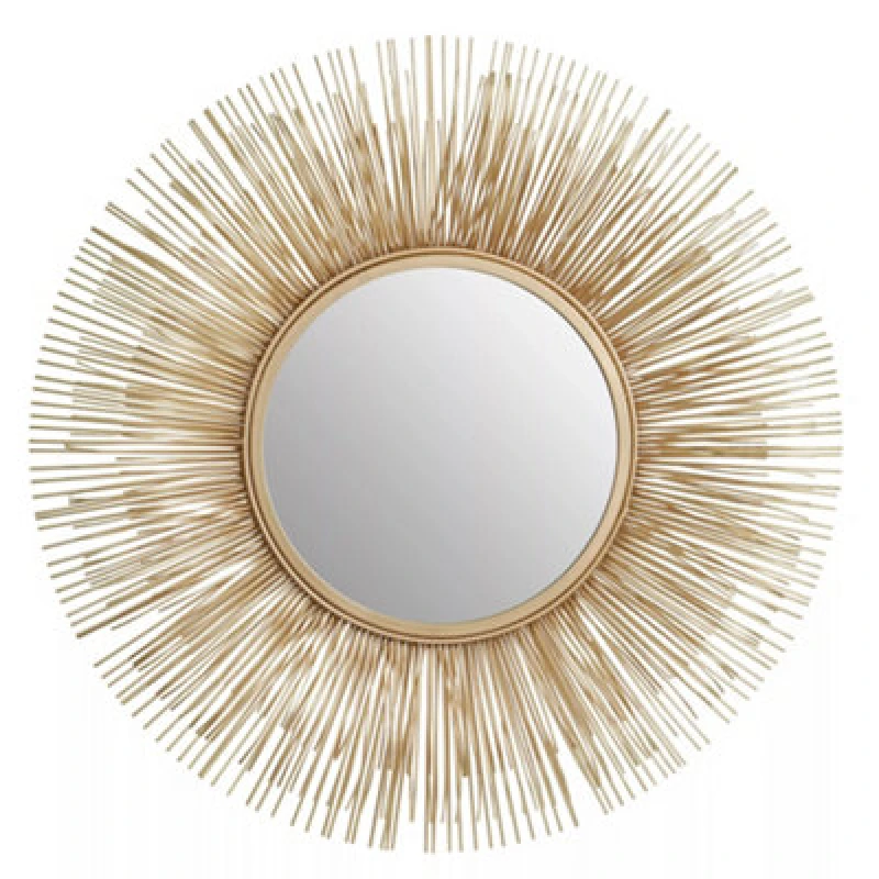 Image of Orsina Templar Gold Finish Wall Mirror