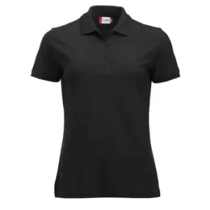 Image of Clique Womens/Ladies Manhattan Polo Shirt (XL) (Black)