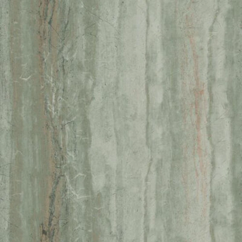 Image of Debona Vertical Marble Green Metallic Silver Effect Textured Wallpaper 5043