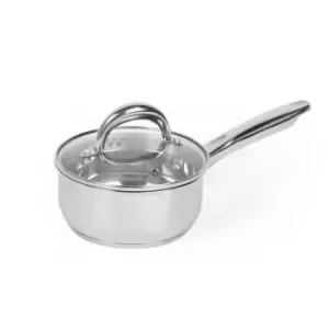 Image of Russell Hobbs Stainless Steel Saucepan With Lid - 16cm - Optimum