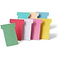 Image of Nobo T-Cards A110 Light Green Size 4 Pack of 100 - Outer carton of 5