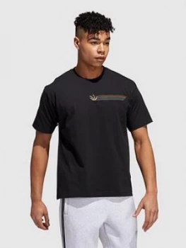 Image of Adidas Originals Pride Graphic T-Shirt - Black