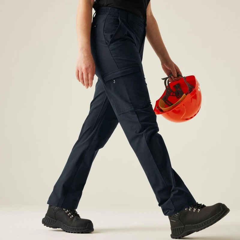 Image of Regatta Womens Pro Action Stretch Trousers Navy female 16 R