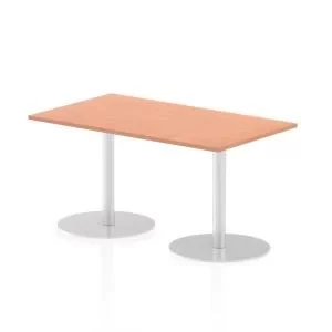 Image of Italia Poseur Table Rectangle 1400800 Top 725 High Beech