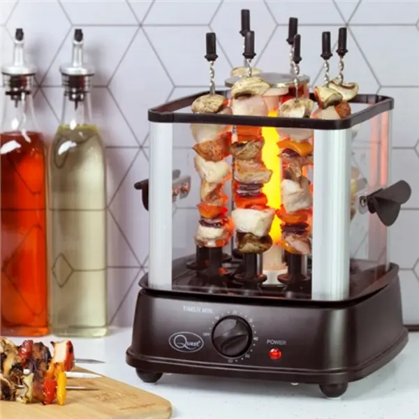 Image of Quest 10 Piece Indoor Kebab Grill - Brown Box 37119