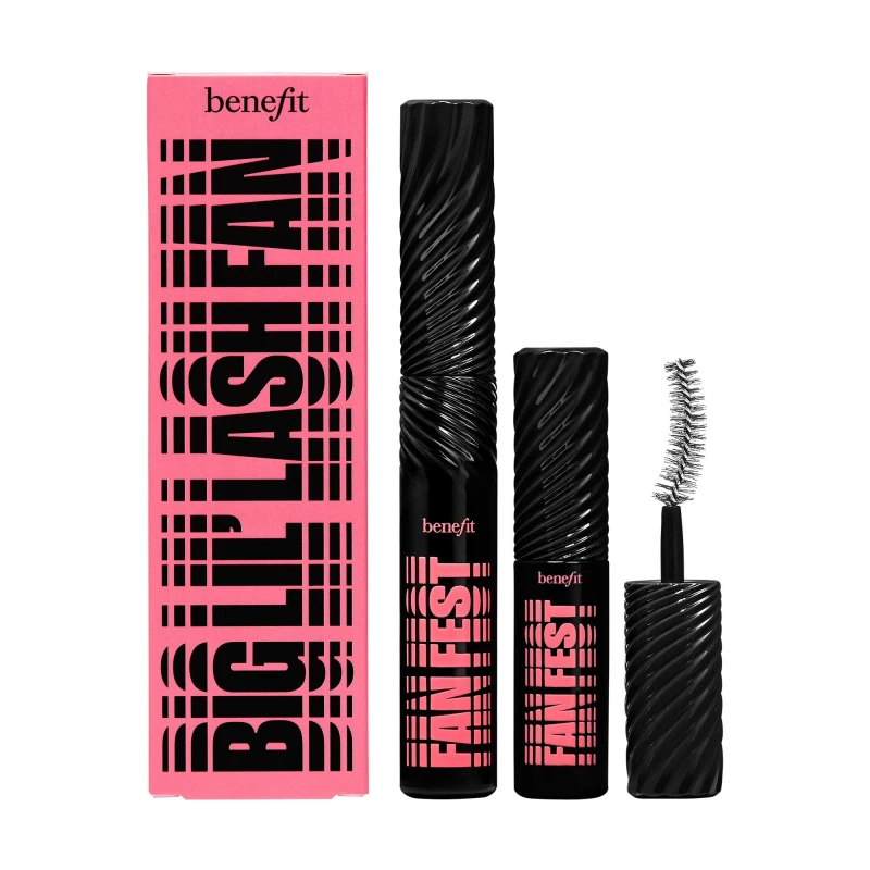 Image of benefit Gifts and Sets Big Lil Lash Fan Fanning and Volumising Fan Fest Mascara Duo Set (Worth GBP42)