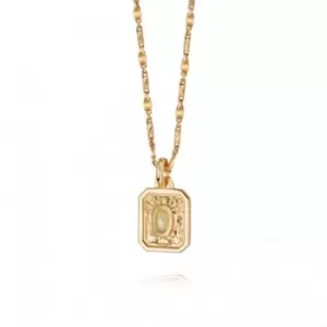 Image of August Birthstone 18ct Gold Plated Necklace BS08_GP