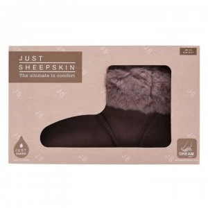 Image of Just Sheepskin Just Albery Bootie - Coffee