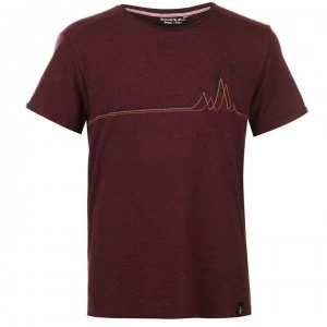 Image of Chillaz Street T Shirt Mens - Dark Red
