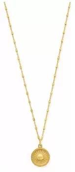 Image of ChloBo GNDC3199 Sun Catcher Gold Tone Necklace Jewellery