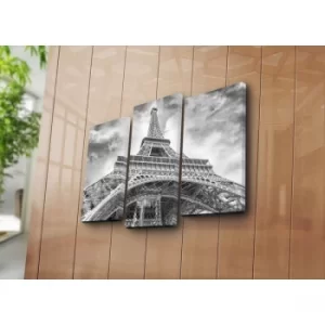 Image of 3KBPAT-33 Multicolor Decorative Canvas Painting (3 Pieces)