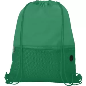 Image of Oriole Mesh Drawstring Bag (One Size) (Green) - Bullet