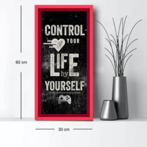 Image of 3060AHS-002 Multicolor Decorative Framed MDF Painting