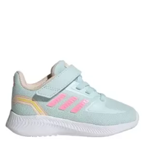 Image of adidas Runfalcon 2.0 Shoes Kids - Almost Blue / Beam Pink / Blis