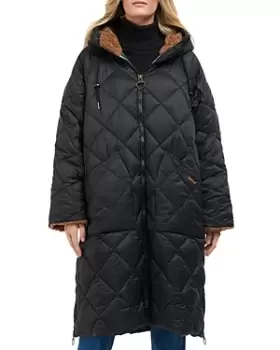 Image of Barbour Portellen Hooded Quilted Coat