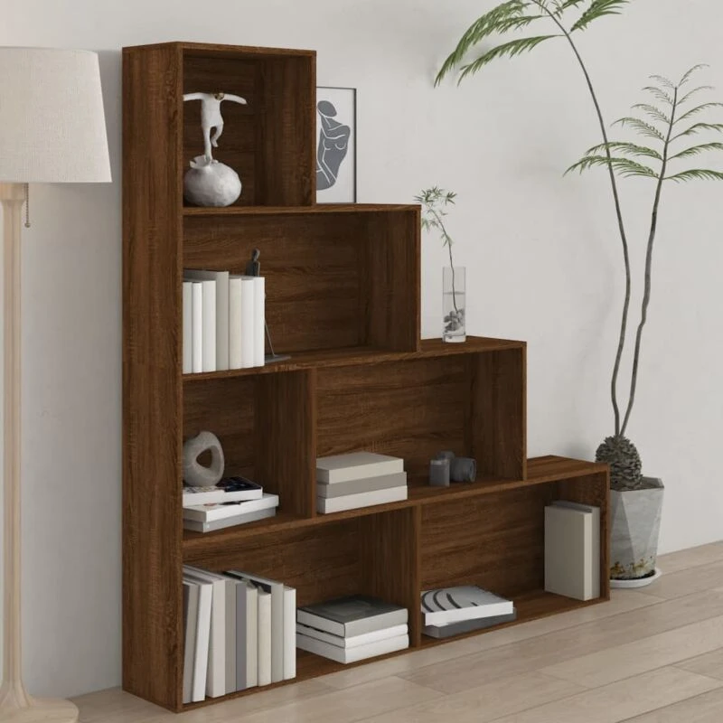 Image of VIDAXL Book Cabinet Brown Oak 155x24x160cm Vidaxl 8720286954119