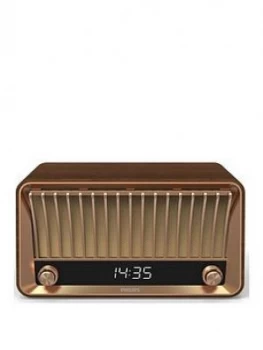 Image of Philips Bluetooth Dab+ Radio - Vintage Design