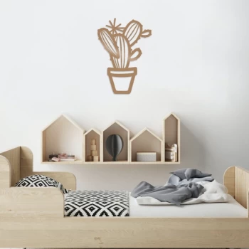 Image of Cactus - Copper Copper Decorative Metal Wall Accessory