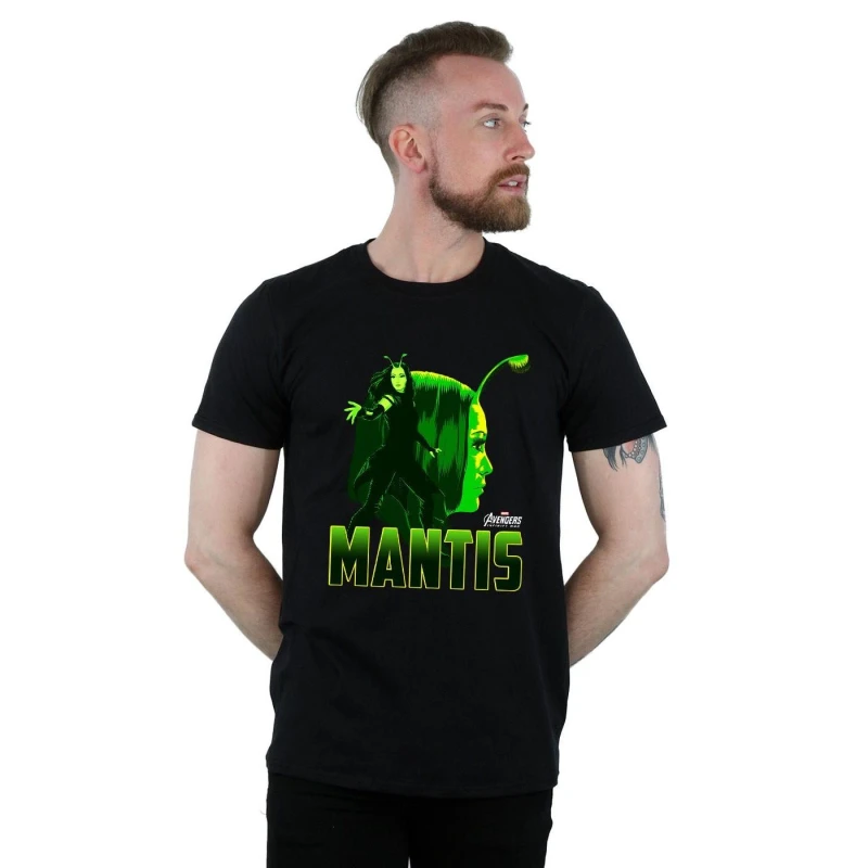 Image of Marvel Marvel Men Avengers Infinity War Mantis Character T-Shirt in Black Size: Small Black S Male 5057736875391