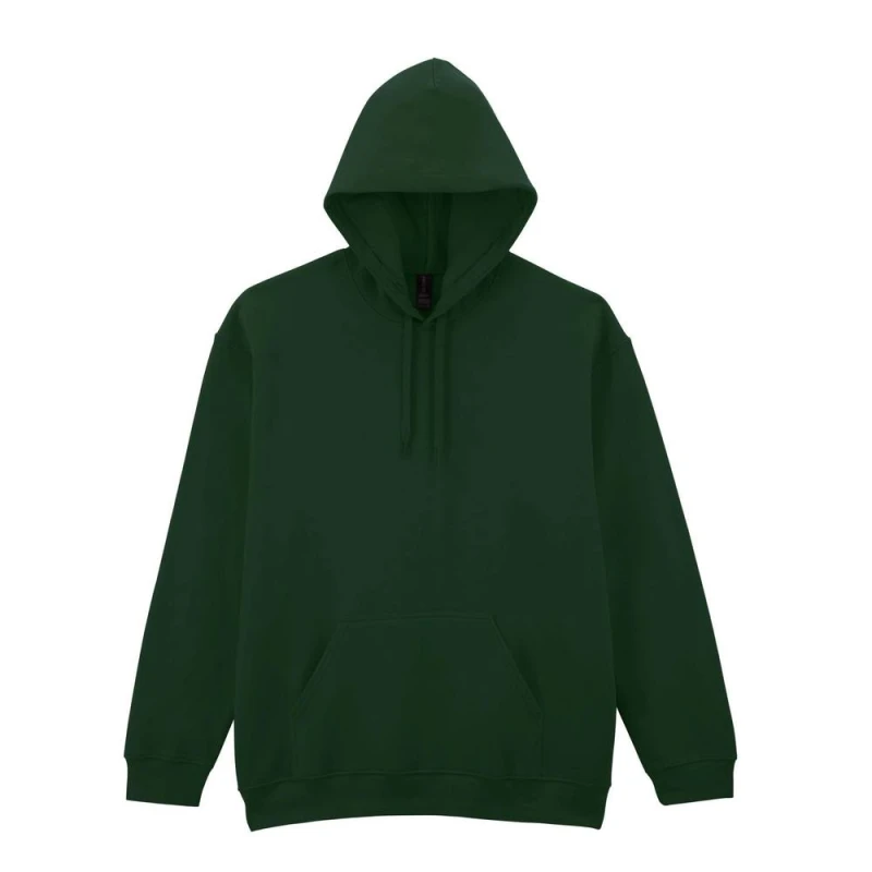 Image of Gildan Womens Softstyle Fleece Midweight Hoodie in Green Size: Small Green Female S