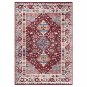 Image of Madar Washable Rug - Red - 160x230cm