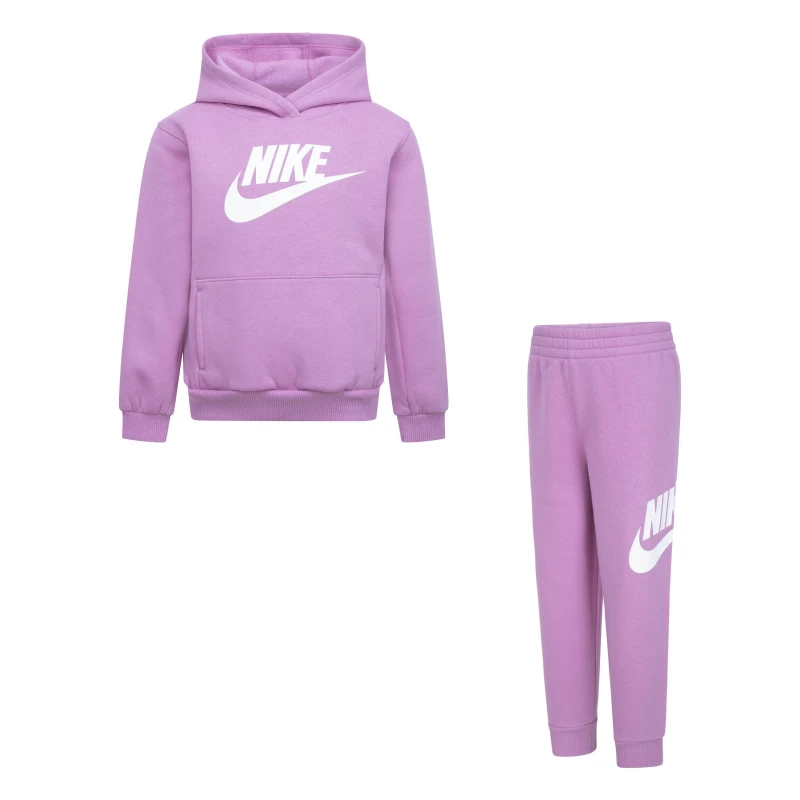 Image of Nike Fleece Tracksuit Infant Girls - Pink Pink 4 - 5 Years
