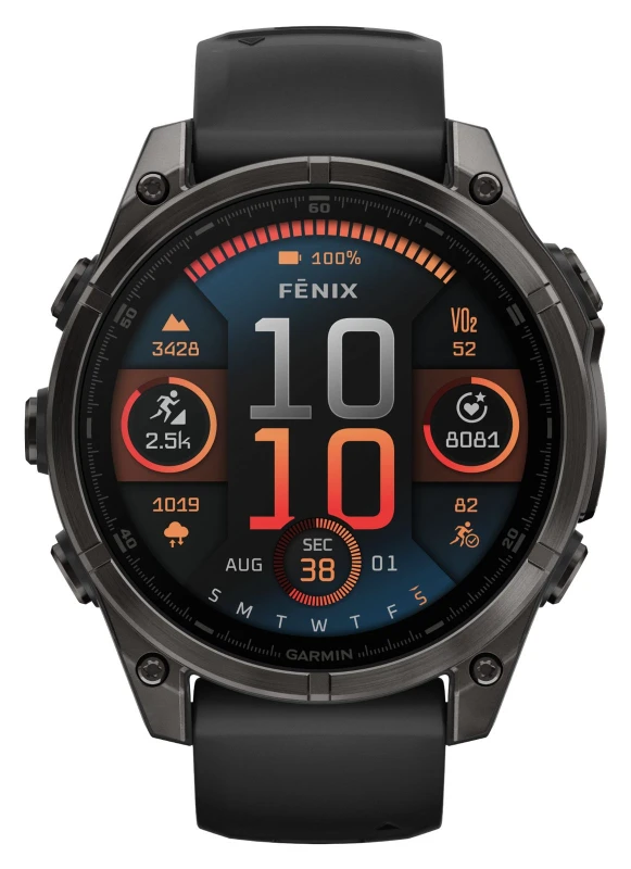 Image of Garmin 010-02904-21 Fenix 8 47mm AMOLED Sapphire Premium Watch