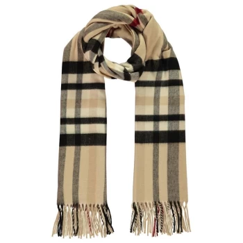 Image of Linea Cashmink Scarf - Camel Check