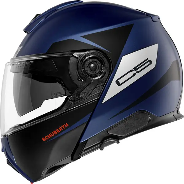 Image of Schuberth C5 Eclipse Blue Black Modular Helmet Size L