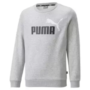 Image of Puma Essential+2 Crew Sweater Childrens - Grey