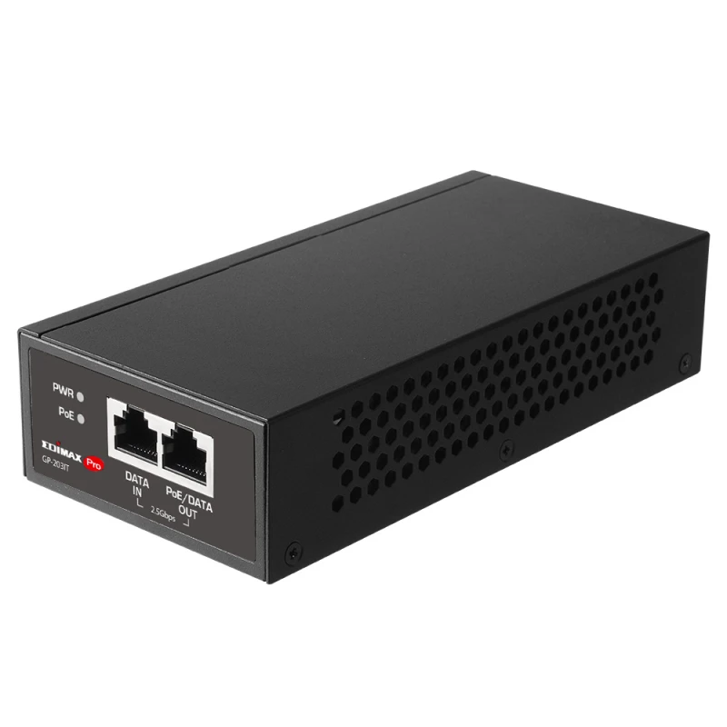 Image of Edimax GP-203IT PoE adapter 2.5 Gigabit Ethernet. Fast Ethernet. Gigab