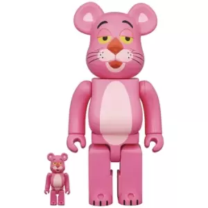 Image of Medicom Pink Panther 100 & 400 Bearbrick 2 Pack