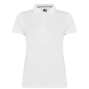 Image of Footjoy Stretch Pique Polo Shirt Ladies - White